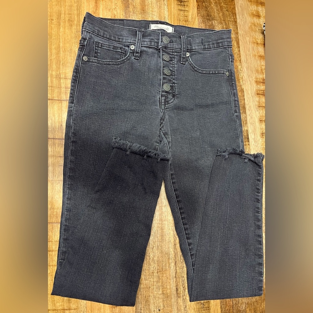 Madewell black skinny jeans- size 25
